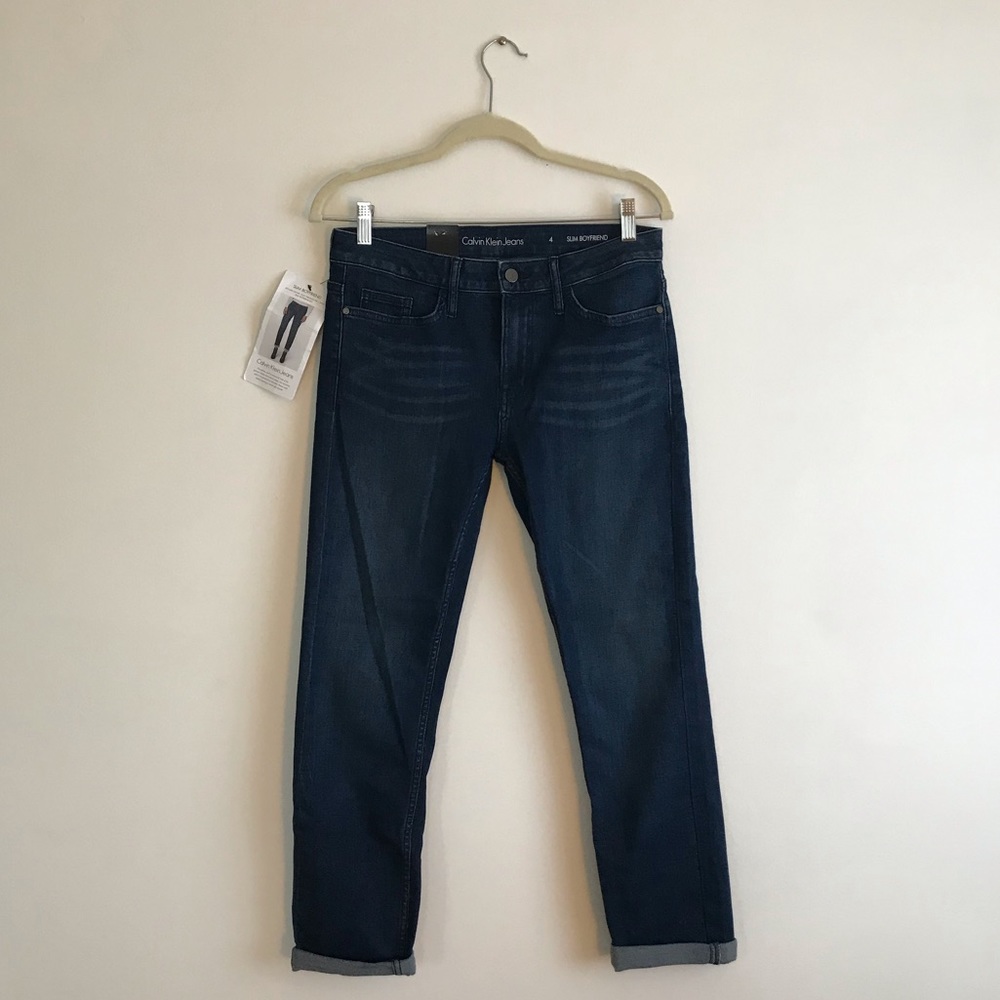 Calvin Klein Slim Boyfriend Jeans, size 4 NWT